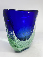 Load image into Gallery viewer, Sommerso Murano Glass Vase by Rossi
