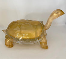 Load image into Gallery viewer, Murano Glass Golden Turtle
