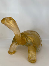 Load image into Gallery viewer, Murano Glass Golden Turtle
