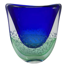 Load image into Gallery viewer, Sommerso Murano Glass Vase by Rossi

