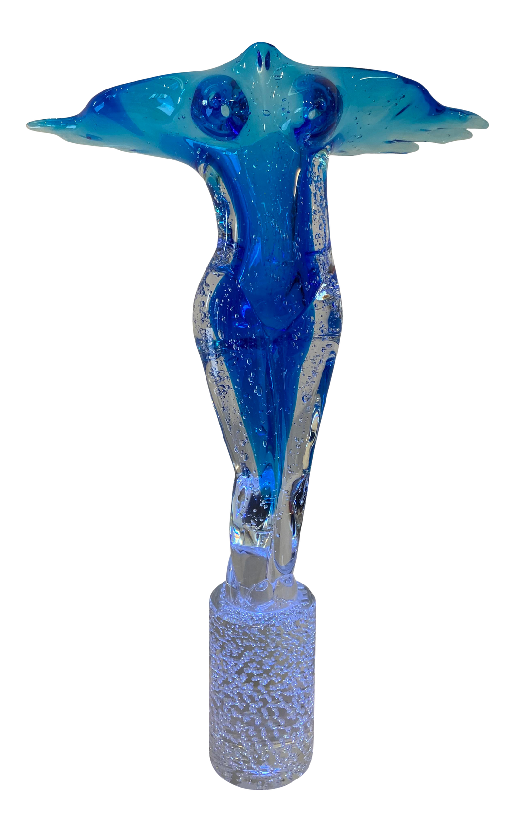 Wings Murano Glass Sculpture by Schiavon